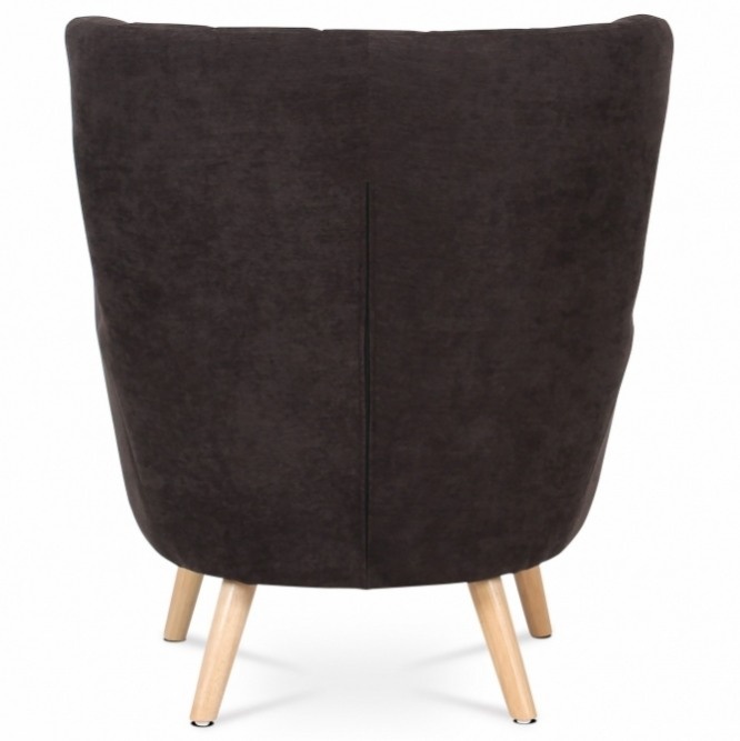 Křeslo ušák AK-311 hnědá látka - 5