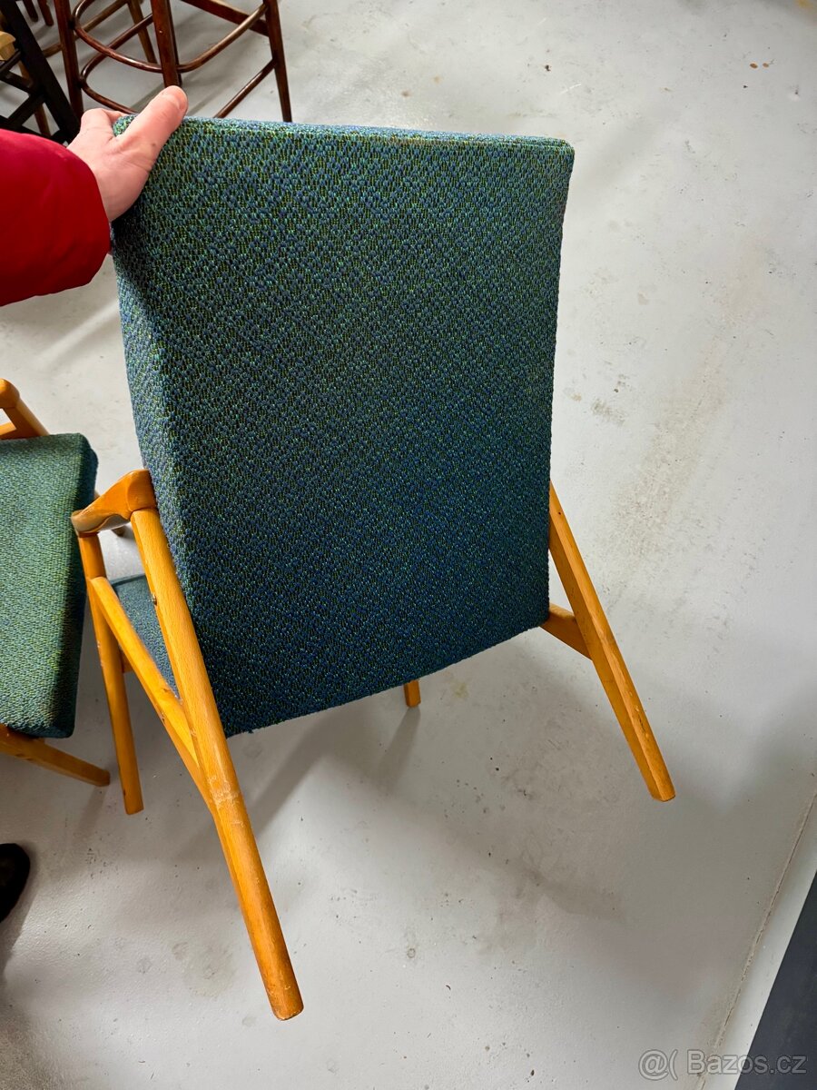 Retro křesla vč. stolku Jiří Jiroutek - 5