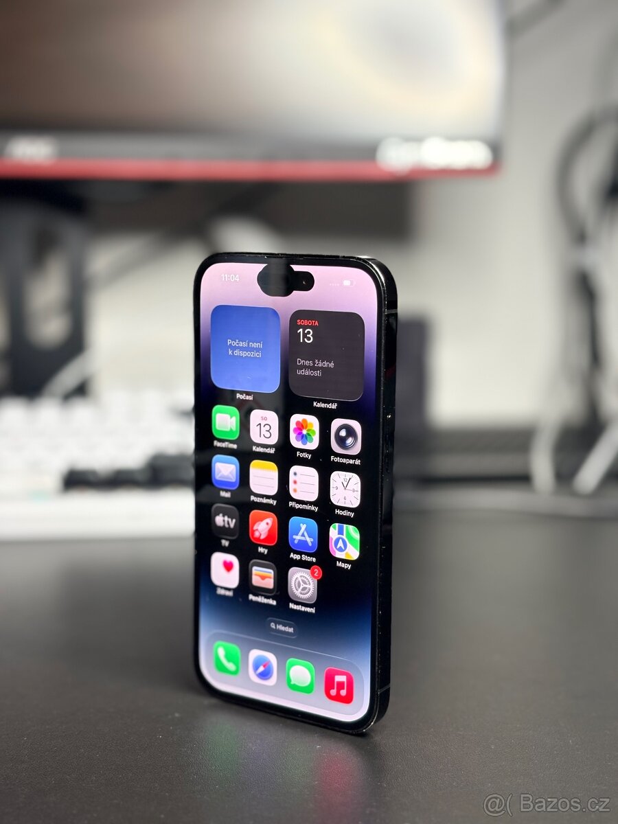 iPhone 14 pro space black 6/128GB čtěte info - 5