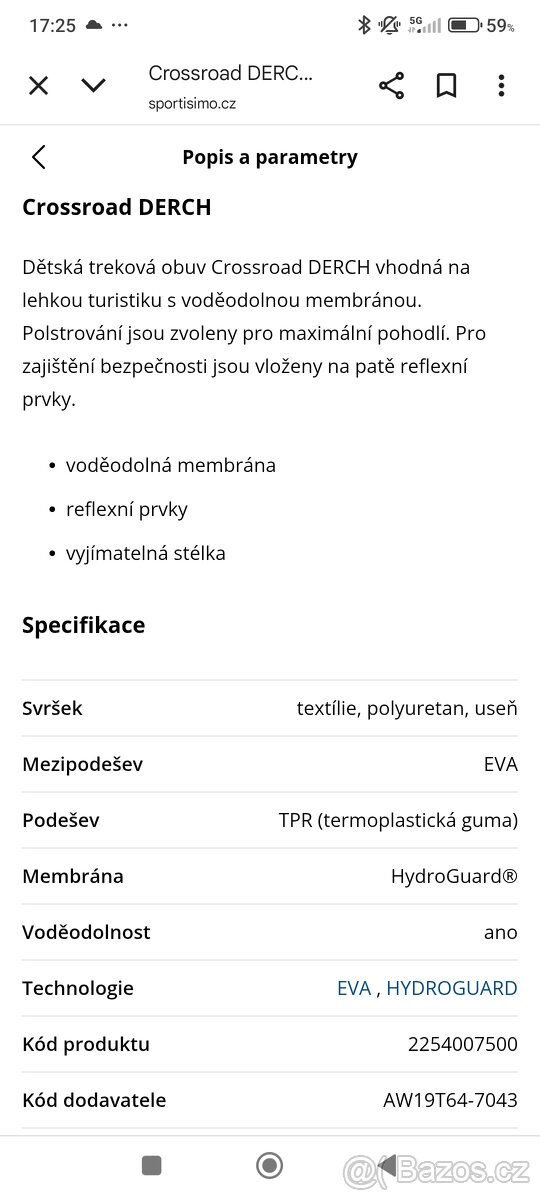 treková obuv Crossroad DERCH - 5