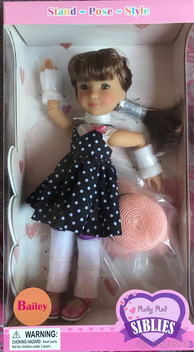 Panenky Ruby Red Siblies - 5