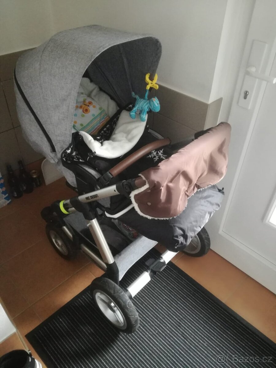 Kočárek ABC Design Set Viper 4, Graphite grey - 5