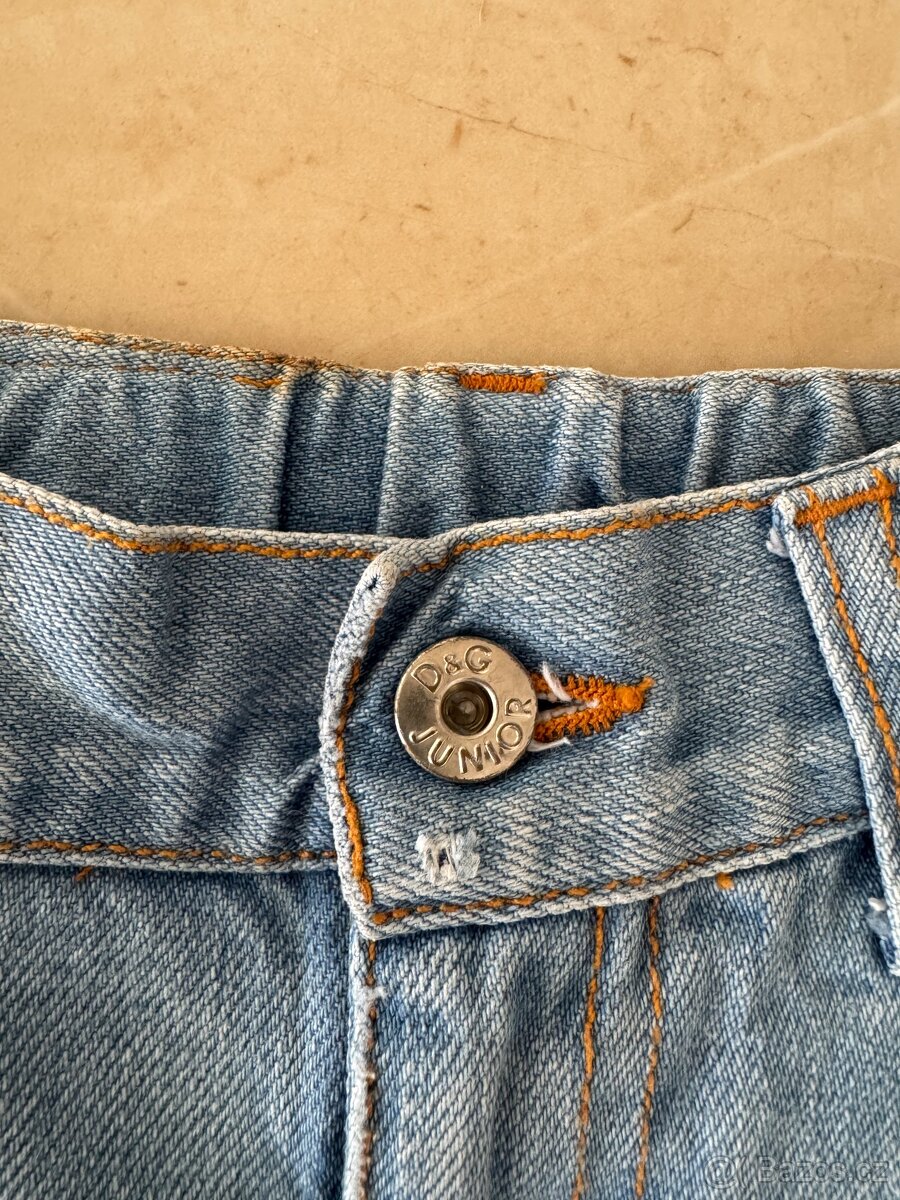Dětské džínové kraťasy Dolce&Gabbana Junior - 5