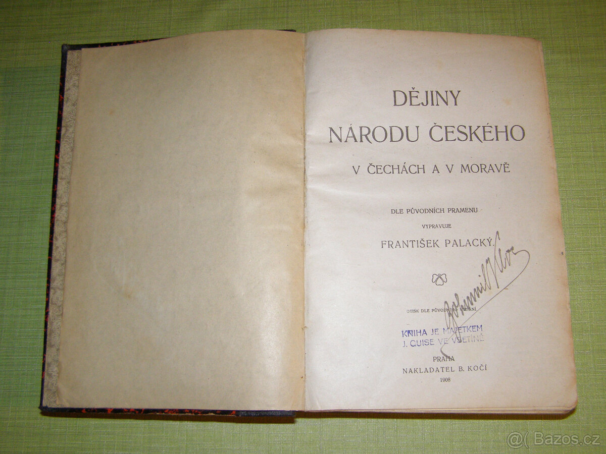 Palacký Dějiny národa českého - 5