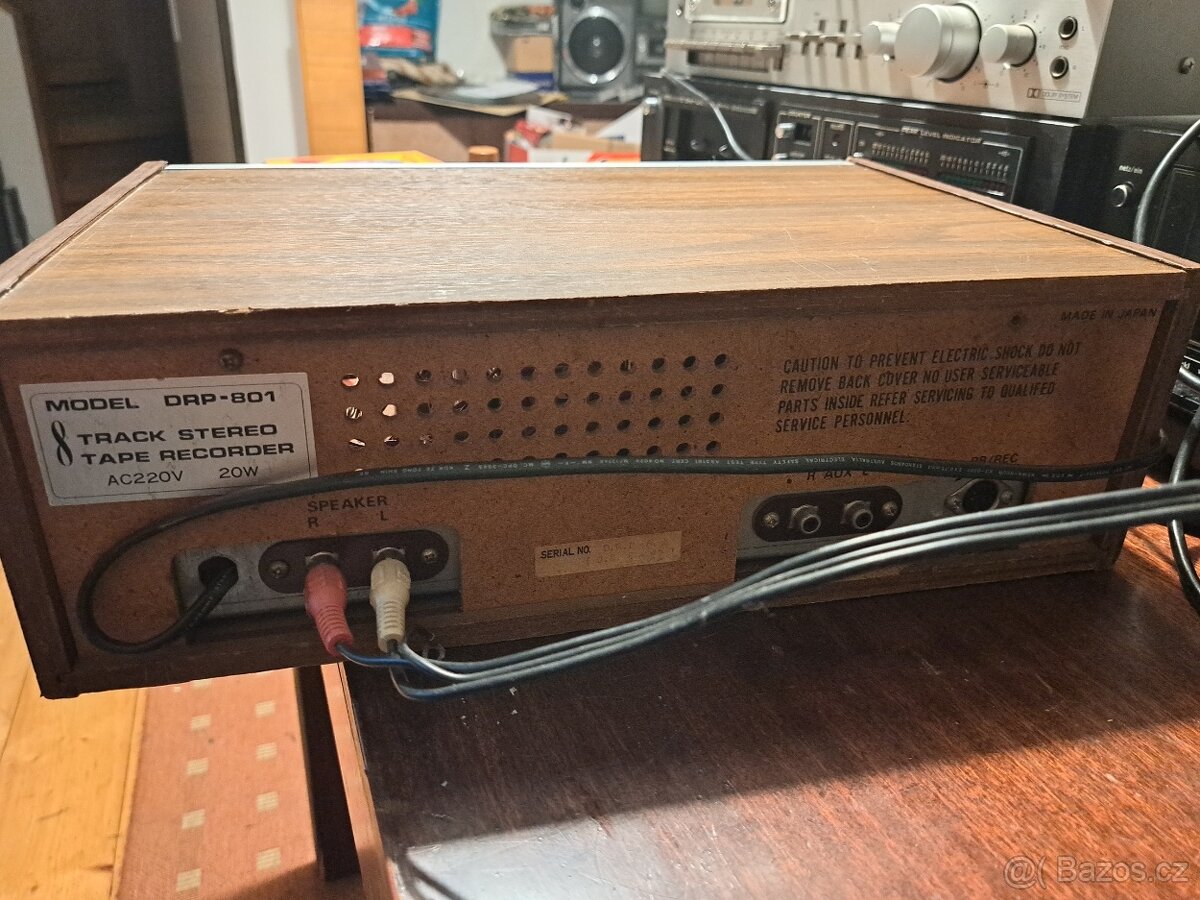Kuriozita 8 track recorder URANIA DRP-801 funkční - 5