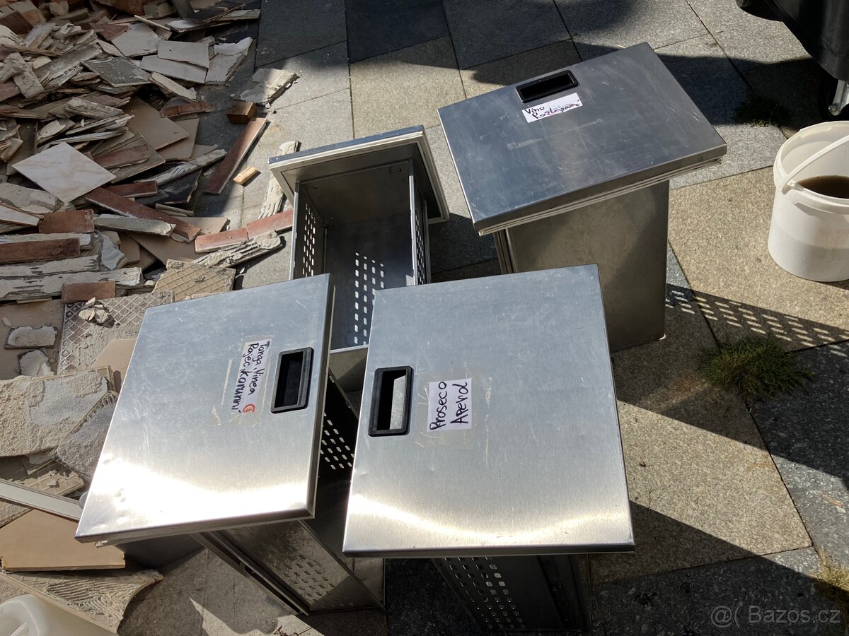 Nerezový chladící šuplíkový stůl - 5