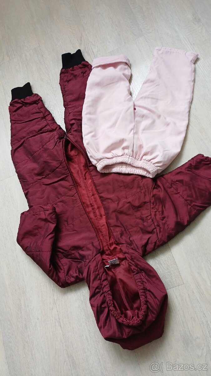 Zimní kombinéza a kalhoty vel. 74/ 80 - 5