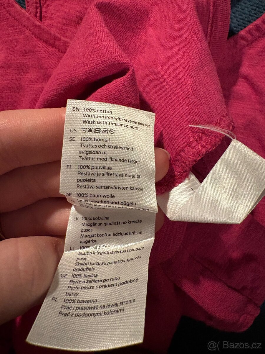 Dívčí růžové tílko Lindex (110/116) - 5