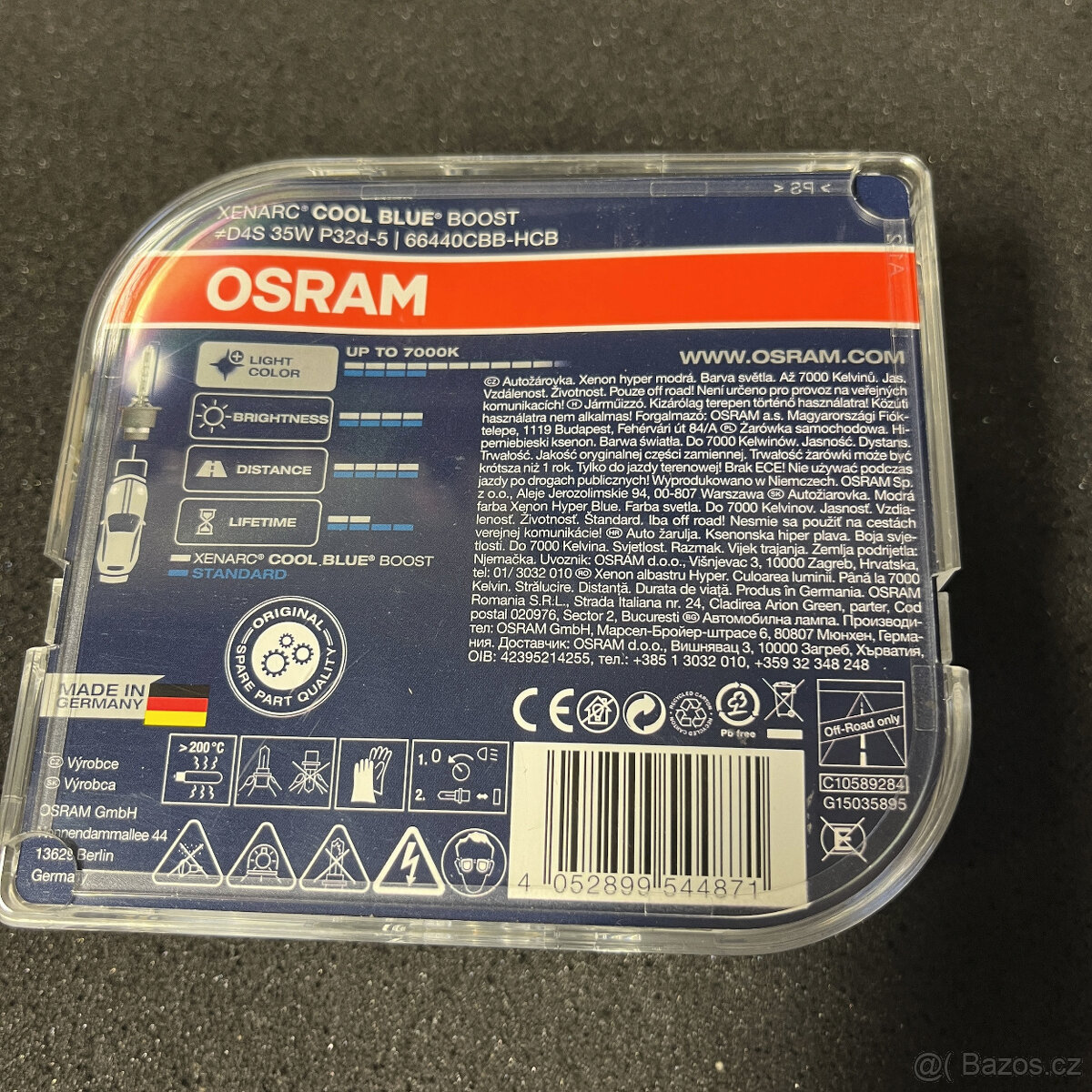 Osram výbojky D4S Xenon Cool Blue Boost Xenarc