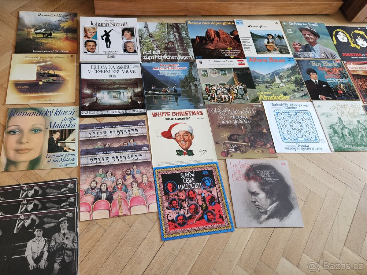 LP desky - 44 velkých + 68 malých - 5