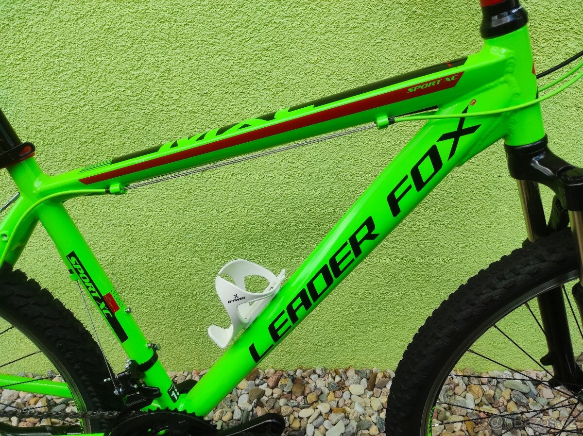 Značkové horské kolo Leader Fox 26"/18" (limetka) - 5