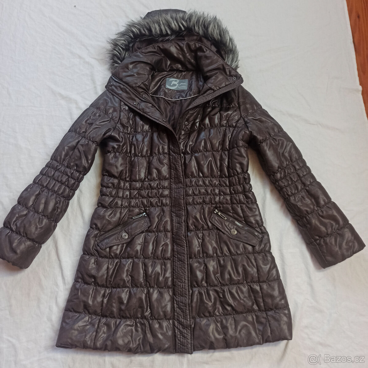 dámský zimní kabát s kapucí 44 - 46 TOP STAV - 5