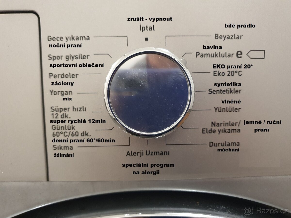 9kg A+++ úsporná pračka s dopravou - 5