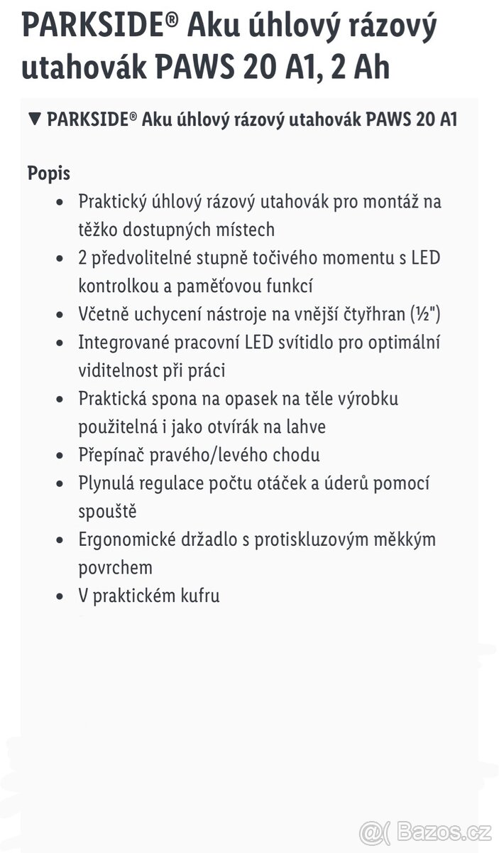 Úhlový rázový utahovák PARKSIDE - 5