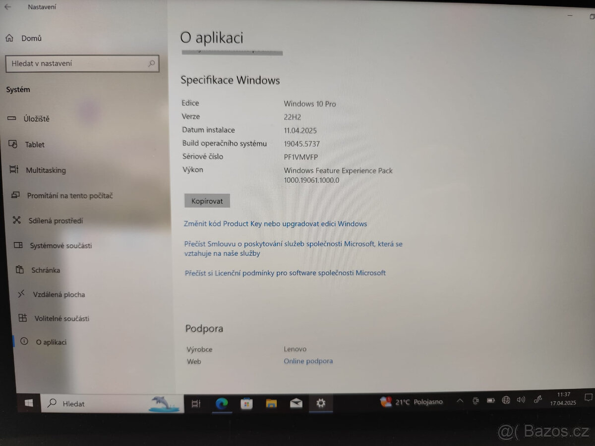 Lenovo ThinkPad X1 Tablet 3Gen i5 8GB / 256GB - B GRADE - 5
