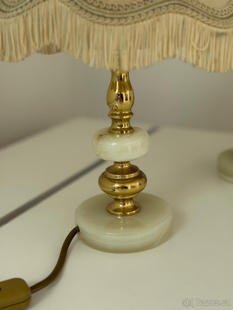 Lampičky se zlatým zdobením - 5