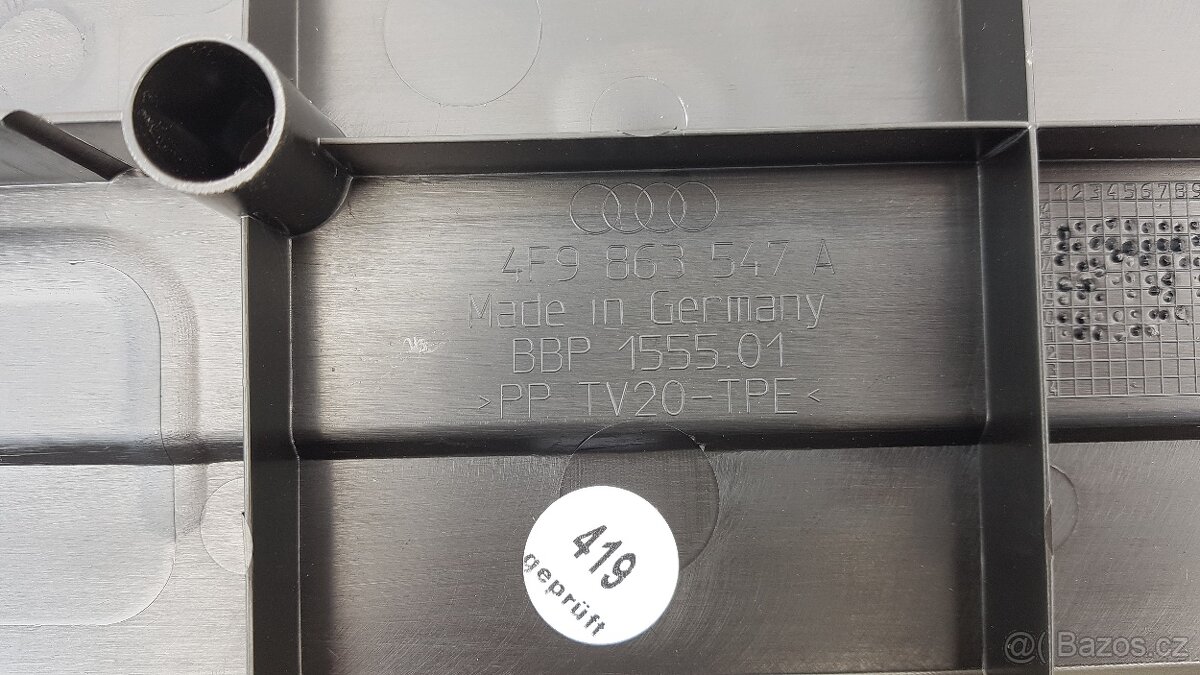 Výplň a víko rezervy Audi A6, v bezvadném stavu - 5