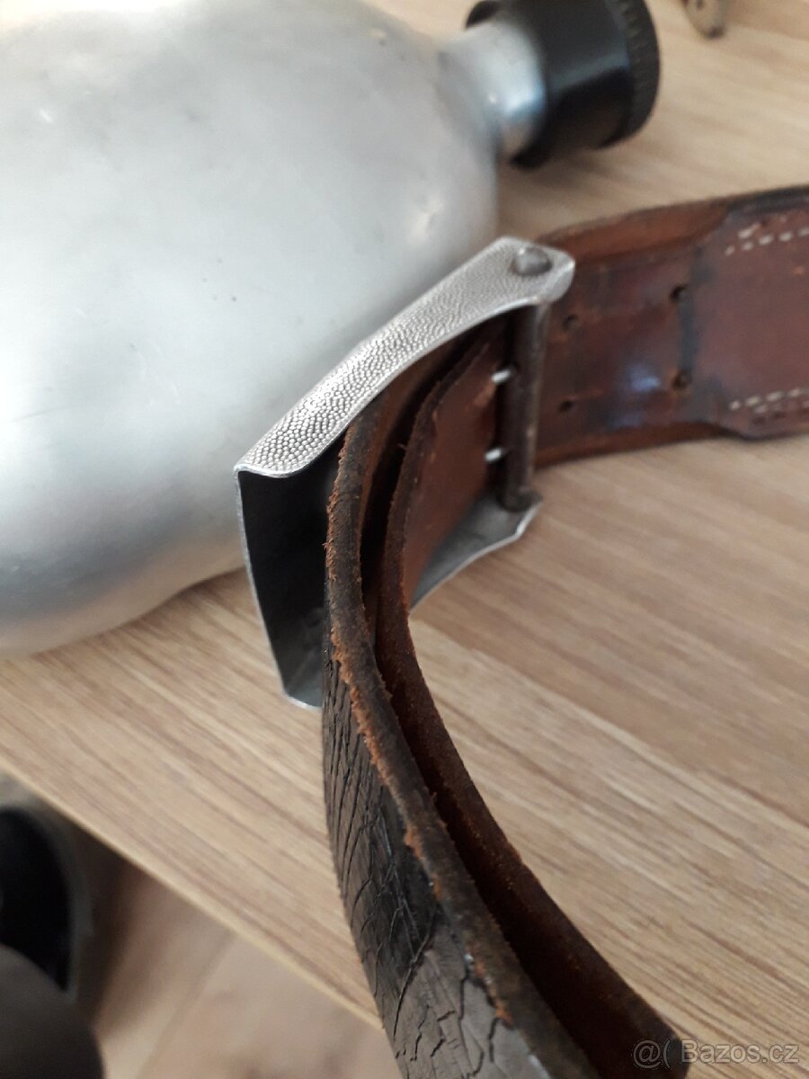 Opasek vychazkovej Wehrmacht lahev Original - 5