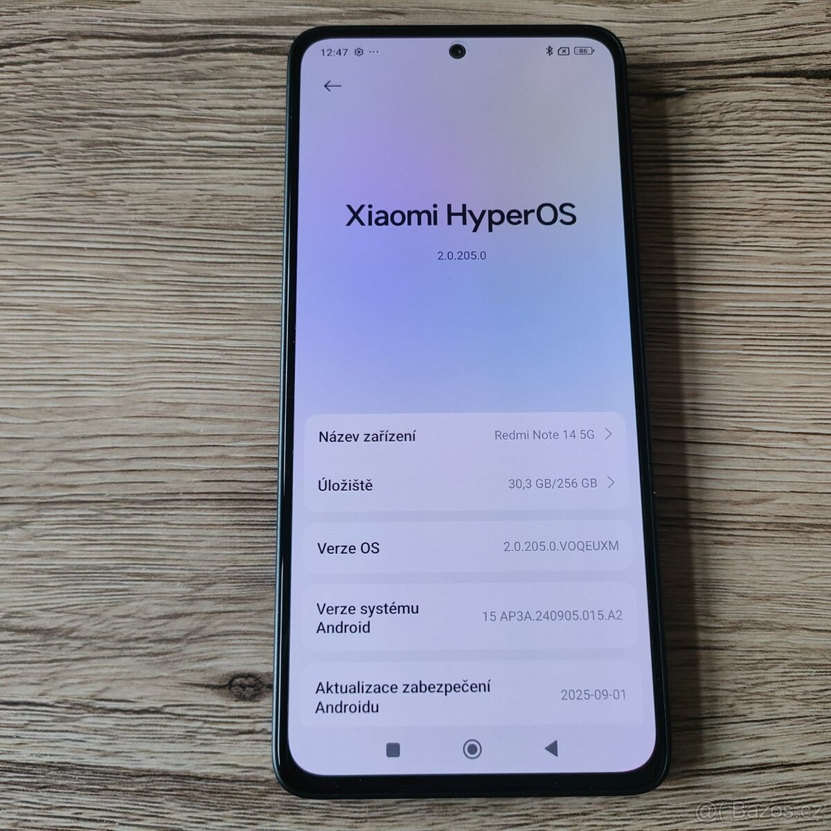 Xiaomi Redmi Note 14 5G -6.67" P-OLED 8+4GB RAM/256GB ROM - 5