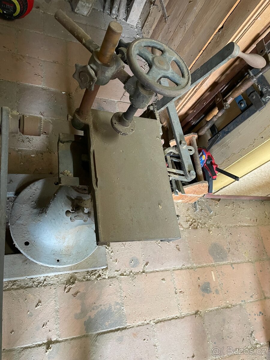 Hoblovka/dlabačka - historický kombinovaný stroj - 5