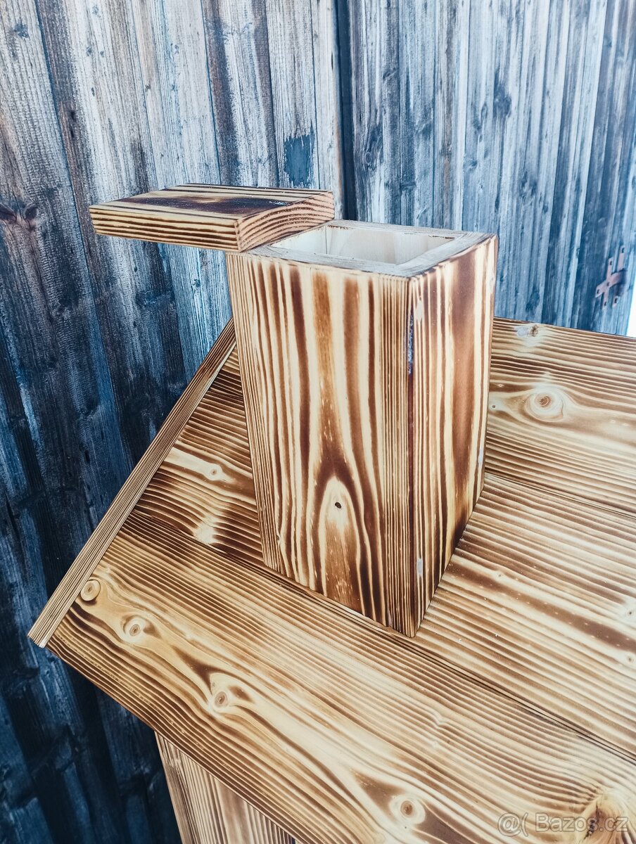 Dřevěné udírna - skladem - 5