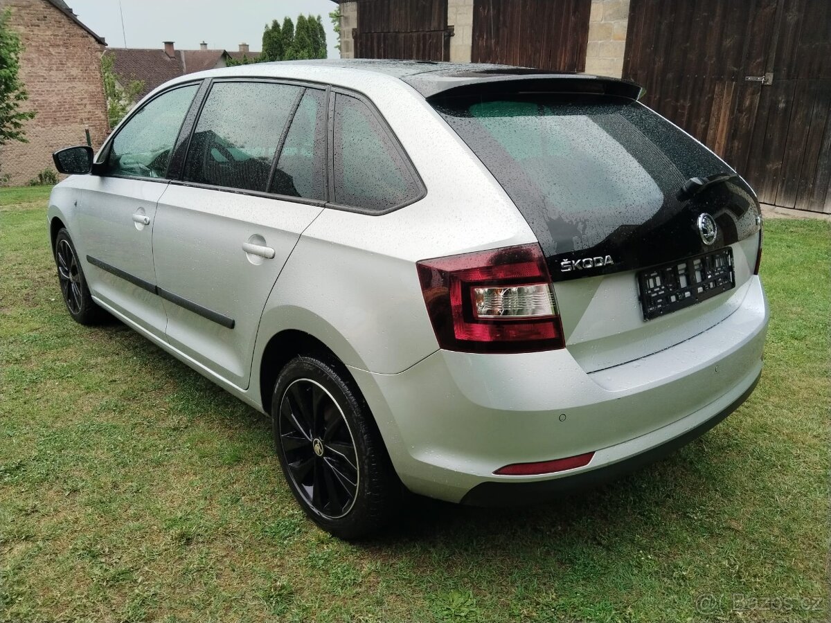 Škoda Rapid spaceback,1,2tsi,77kw,klima,serviska 119000km - 5