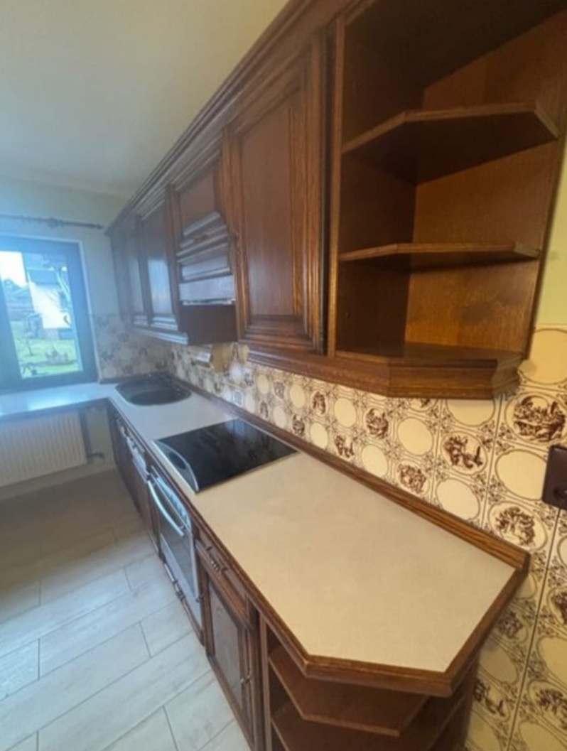 Rustikální linka tmavý dub se spotřebiči,6176 - 5