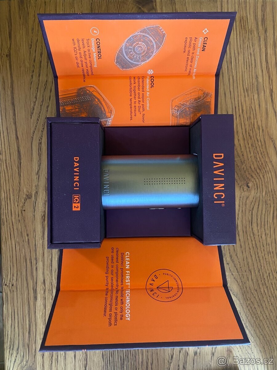 DaVinci IQ2 Vaporizér - Graphite / Šedý NOVÝ KOMPLET BALENÍ - 5