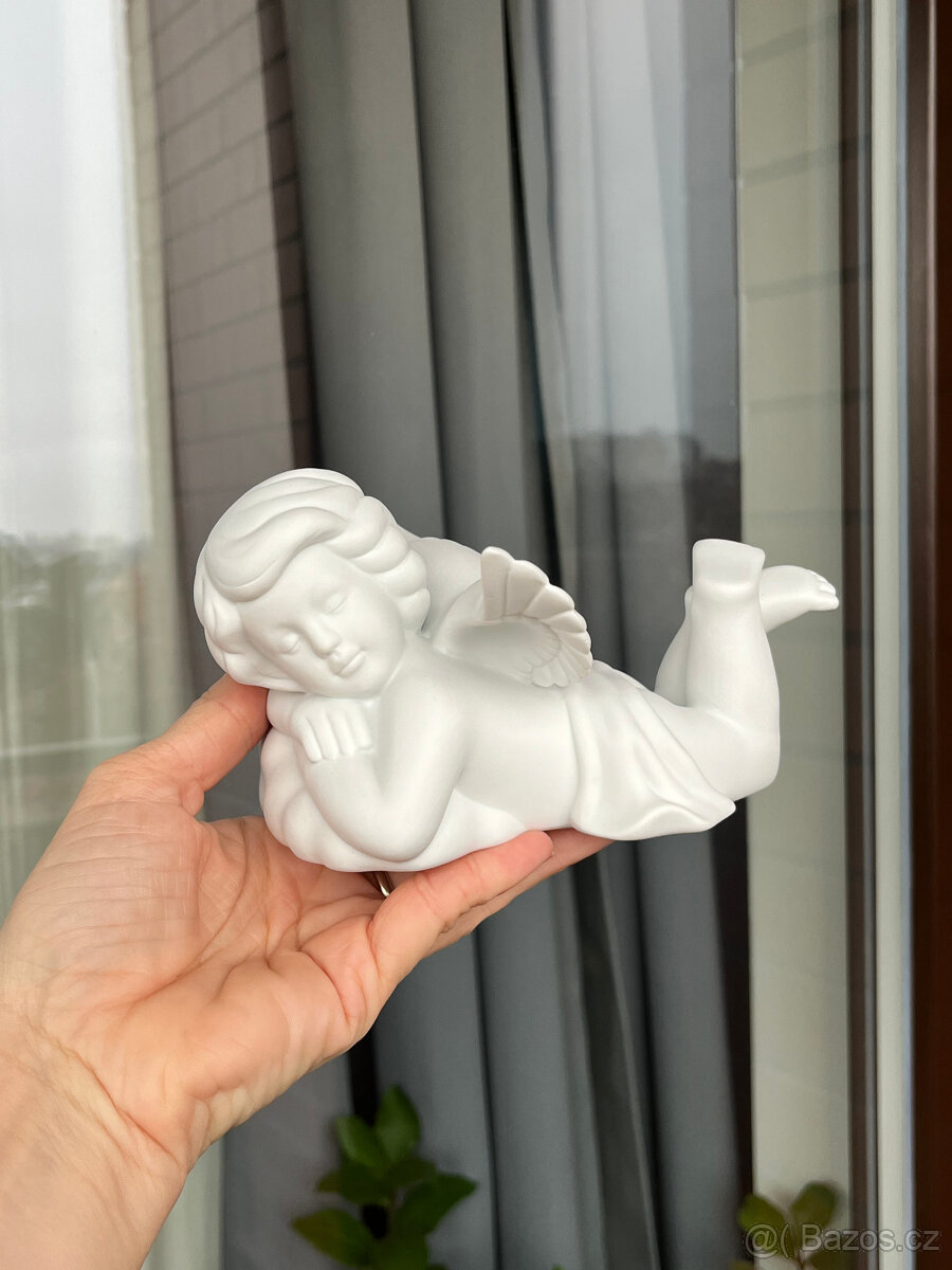 Rosenthal Soška Ležící Anděl D 16 cm - 5