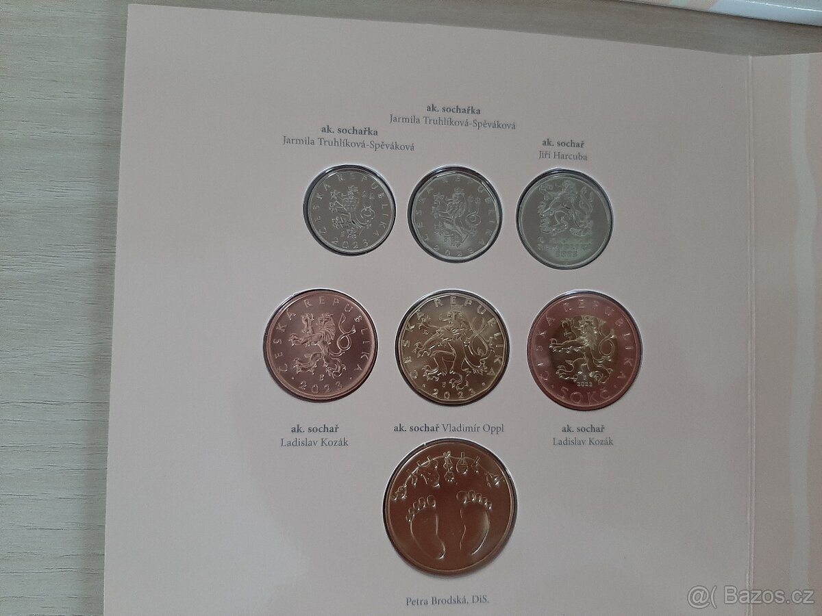 Sada oběžných mincí 2023 VÍTEJ NA SVĚTĚ, NAROZENÍ DÍTĚTE - 5