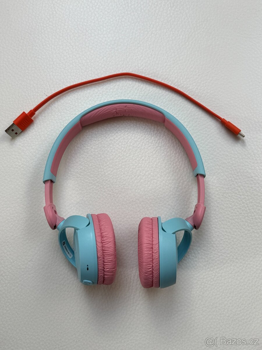 Bezdrátová sluchátka JBL modro růžová - 5