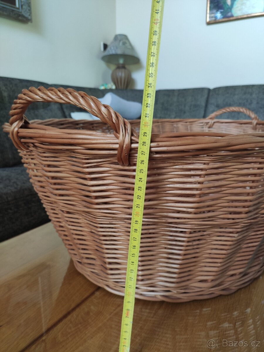 Velký proutěný koš (na miminko) - 5