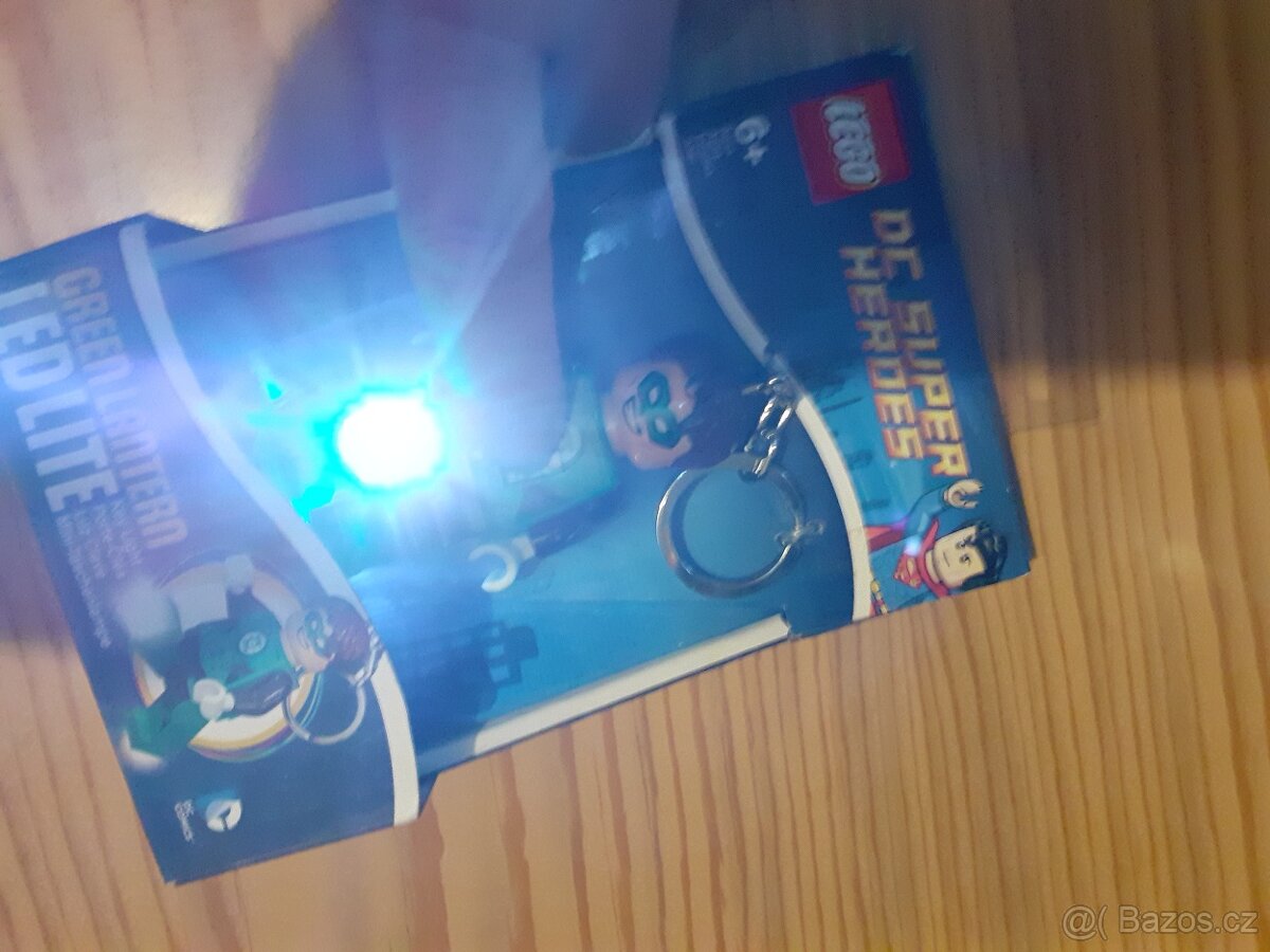 klíčenka - svítilna ...světlo Green Lantern LEGO LEDLIte - 5