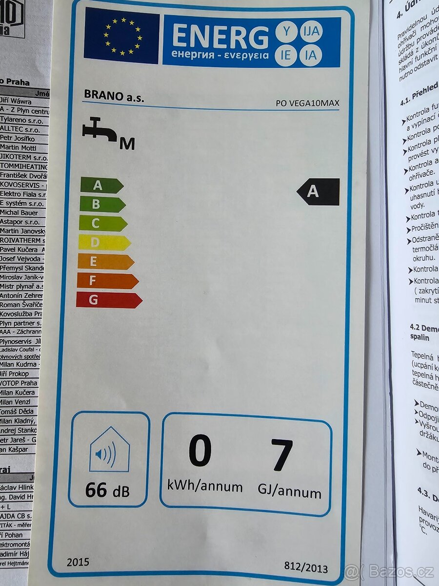 Plynový průtokový ohřívač MORA Top Vega 10.N032MAX - 5