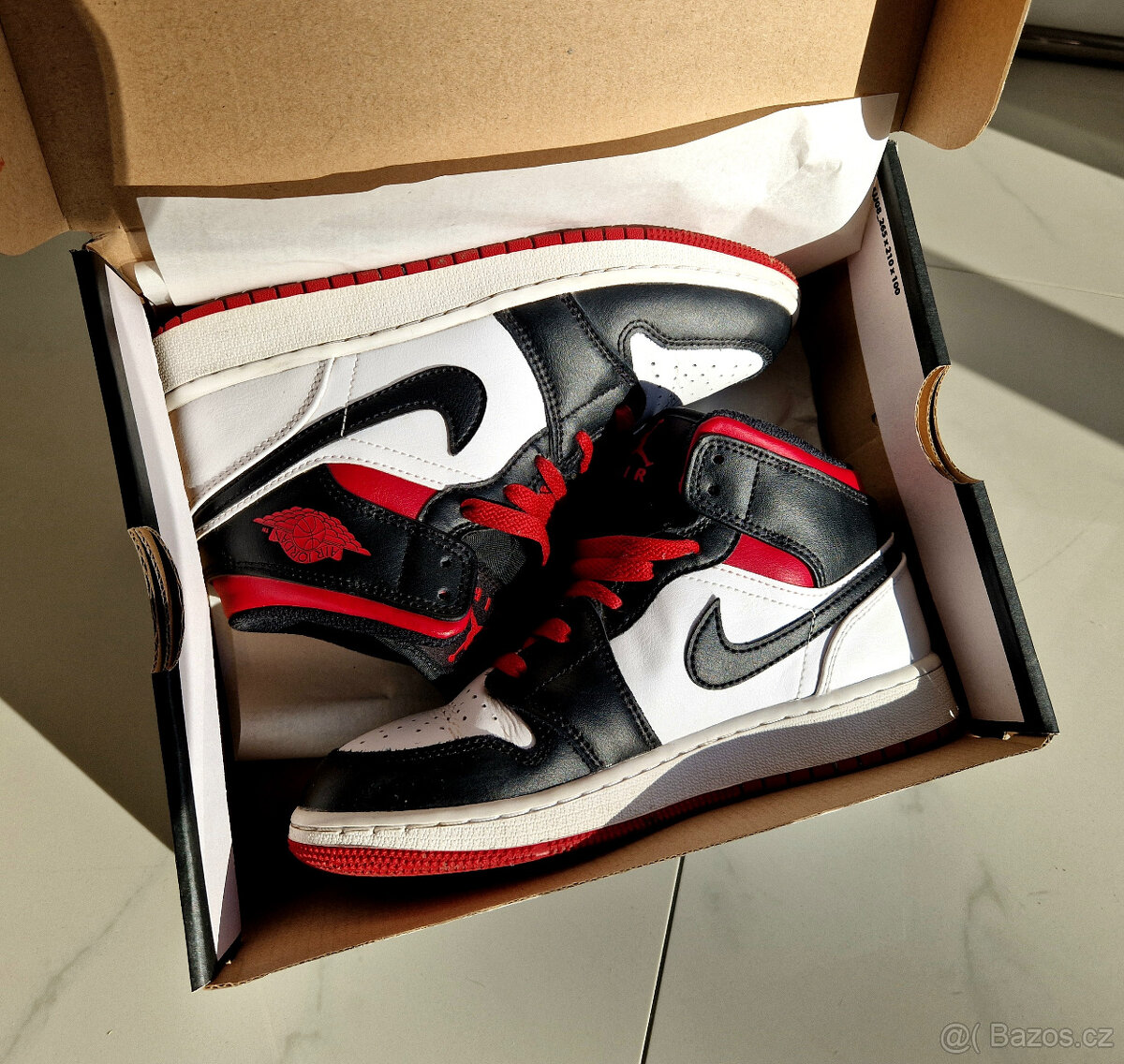 Orig. Sneaker Nike Air Jordan 1 MID, vel. 35,5 (22,5 cm) - 5