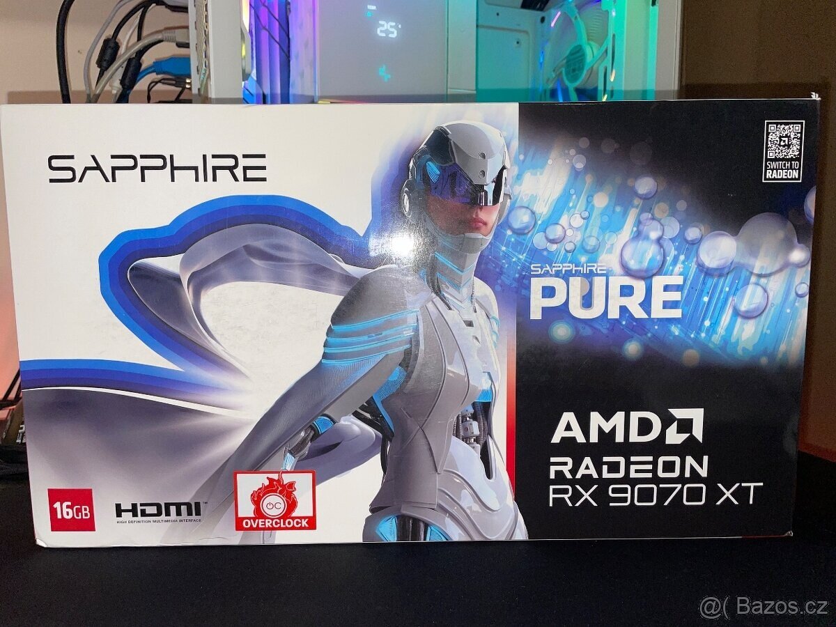 SAPPHIRE PURE Radeon RX 9070 XT GAMING OC 16G - 5