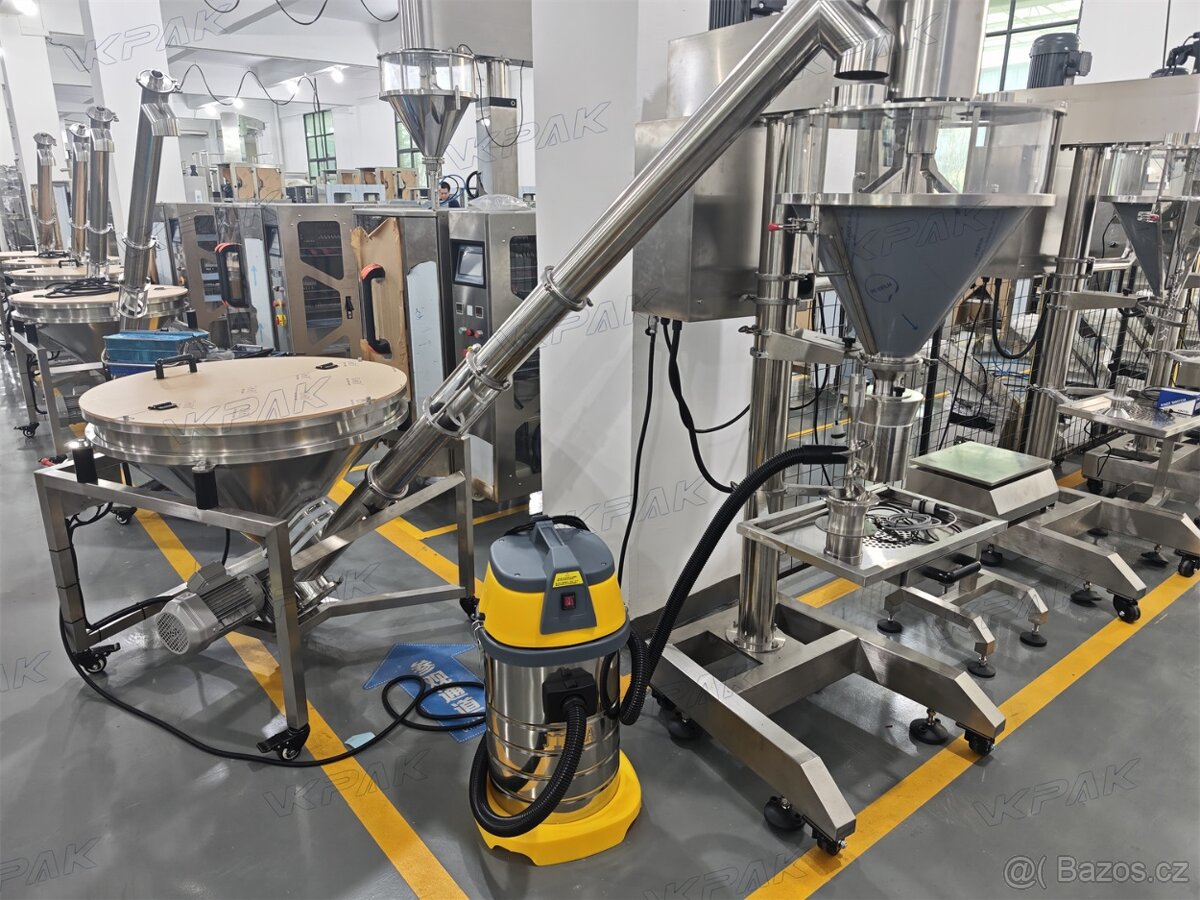 Plnička prášku, balicí stroj na prášek, Šnekový plnicí stroj - 5