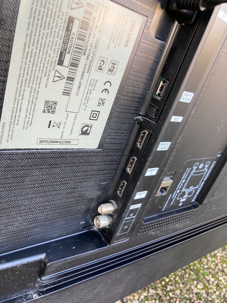 4K LED Smart Televize Samsung UE55CU7172 - 138 cm - Wifi -T2 - 5