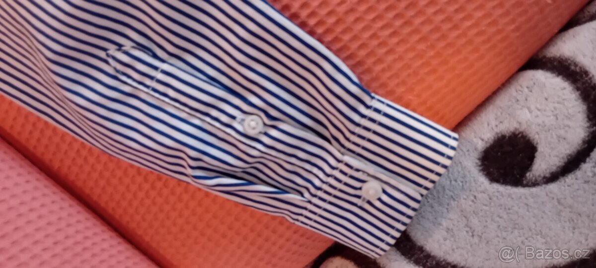 Zánovní proužkovaná chlapecká košile H&M vel.140 - 5