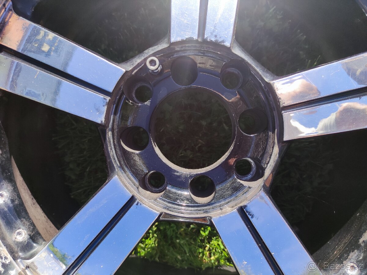 Chromovaná 16" BSA - 2 rozteče - ZLEVNĚNO - 5