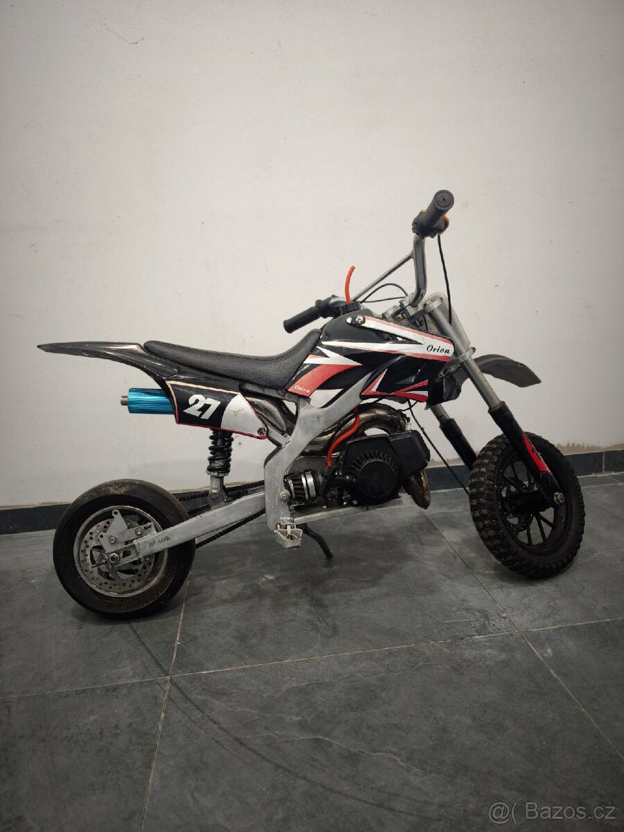 Dětská benzínová 2takt 49ccm motorka - 5
