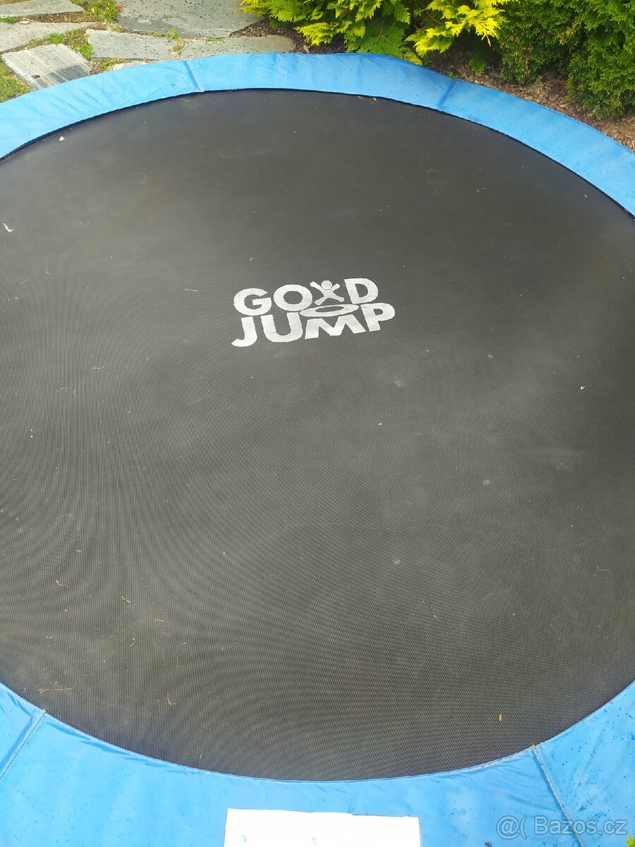 Trampolína GoodJump 4UPVC 305 cm s ochranou sítí + žebřík - 5