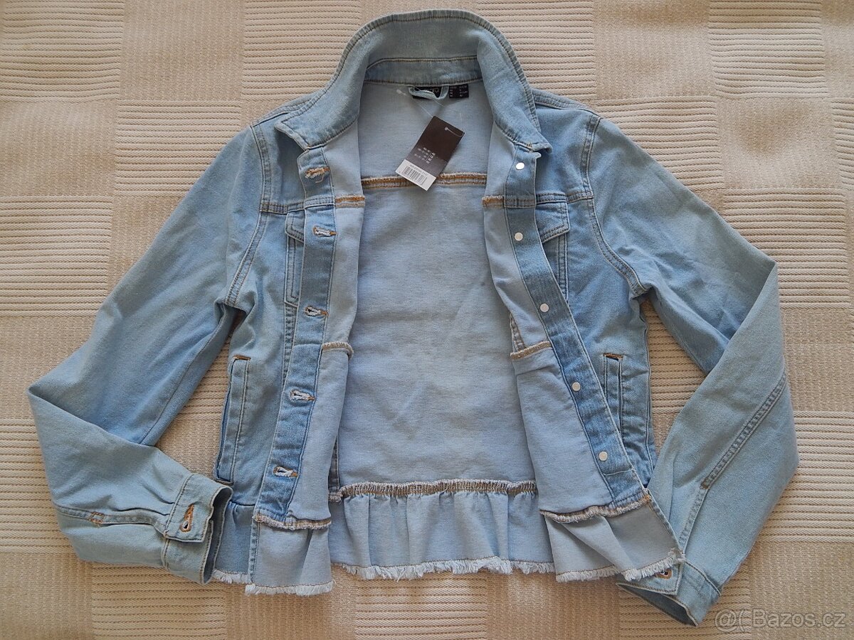 Nová dívčí džínová bunda vel. 40, zn. Esmara - 5
