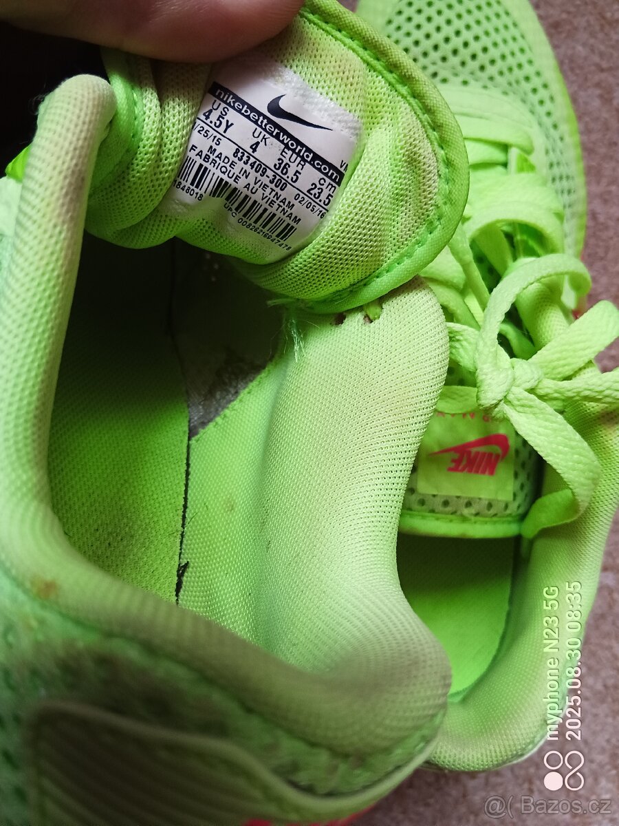 Tenisky zn."NIK AIR MAX" limitovaná edice vel."36,5" - 5