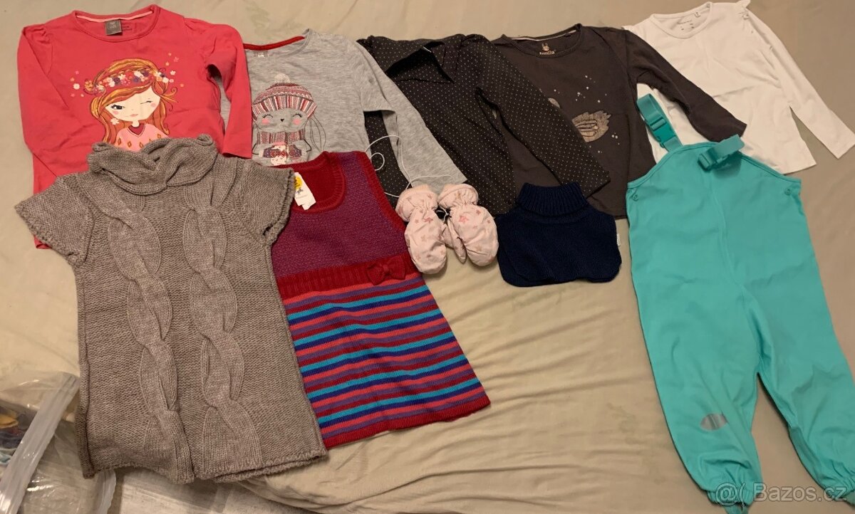 Oblečení pro holčičku od 2-3 let, cca 65 ks + boty - 5