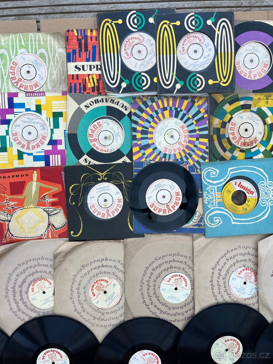 63 ks starších gramodesek – Supraphon – komplet - 5
