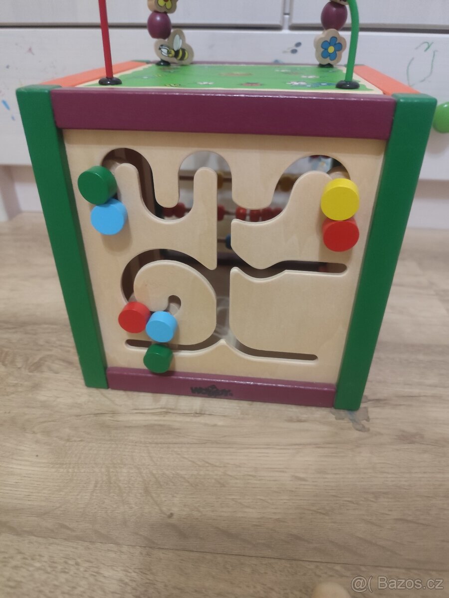 Didaktická kostka woody - 5