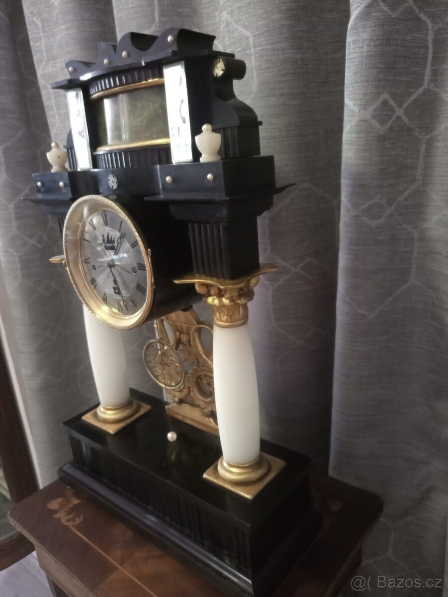 Sloupkové biedermayerské hodiny - 5