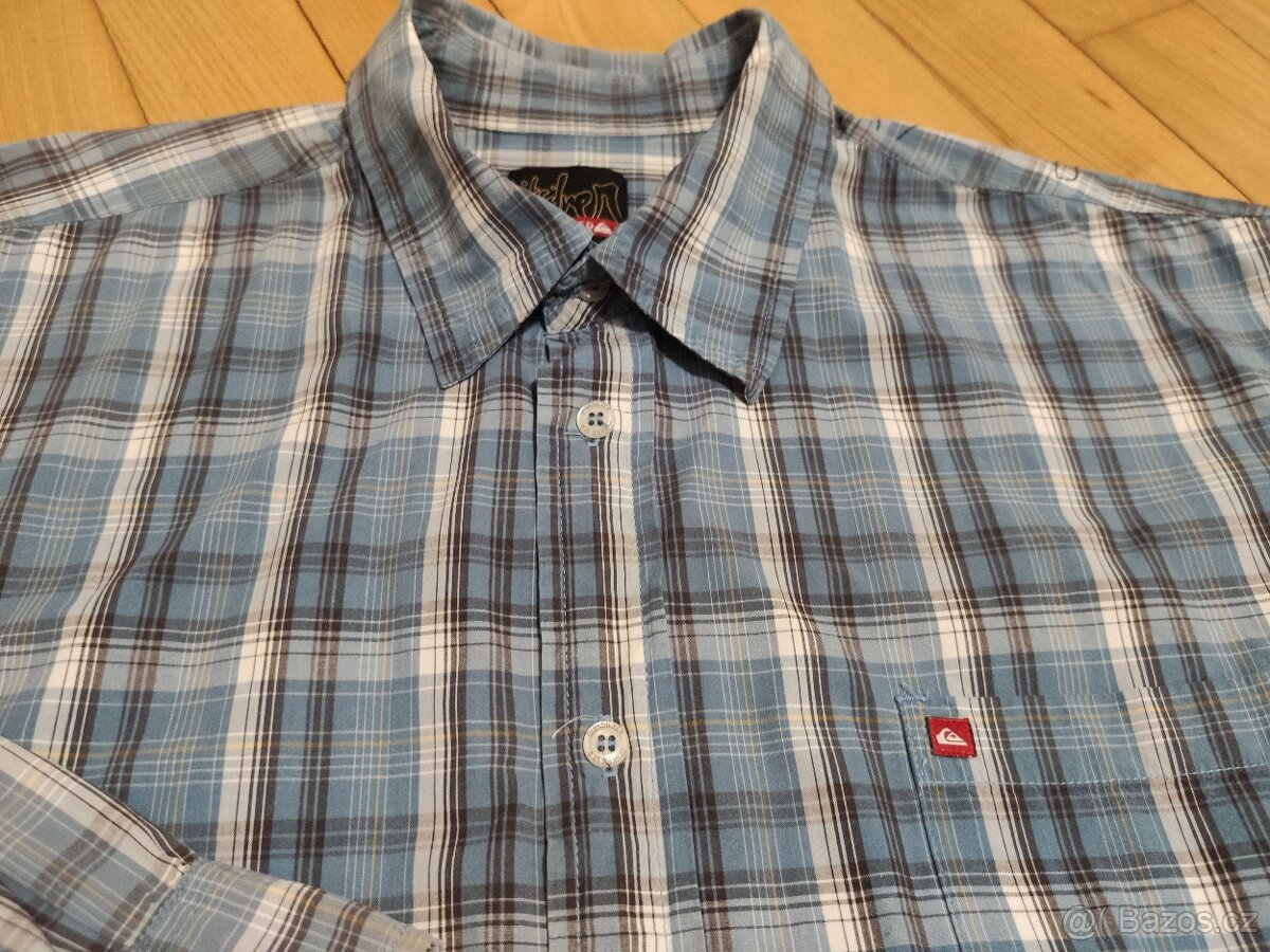 Quiksilver pánská kostkovaná košile - 5