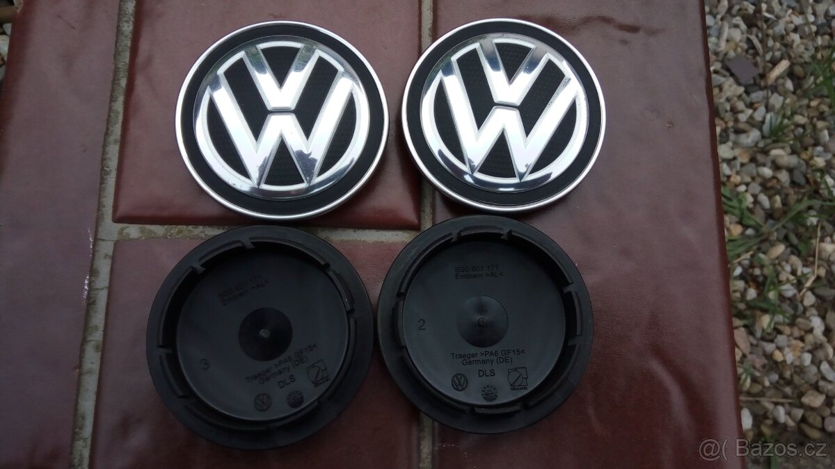 ZÁNOVNÍ VÍČKA-KRYTKY (LOGA) ORIGINÁL VOLKSWAGEN - 5